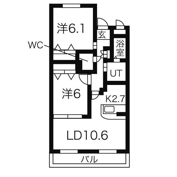 キャトル・セゾンⅡ　　刈谷市近郊の賃貸はクラスホーム刈谷店の間取り