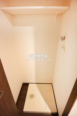 【内装】 | プルメリア江坂 | 洗濯機置き場