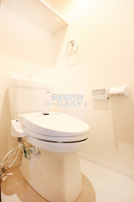 【トイレ】 | プルメリア江坂 | 清潔感のあるトイレ