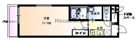 フジパレス黒田Ⅴ番館の間取り
