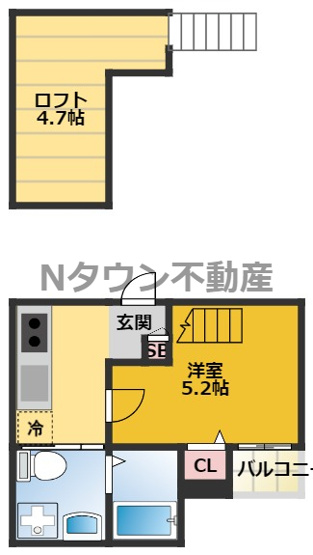 【間取り】 | メゾン・ド・カナールⅡ | 間取りです。