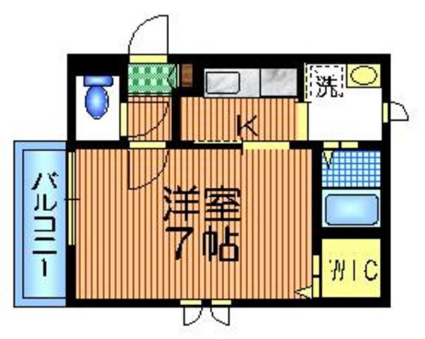 メゾン下北沢の間取り
