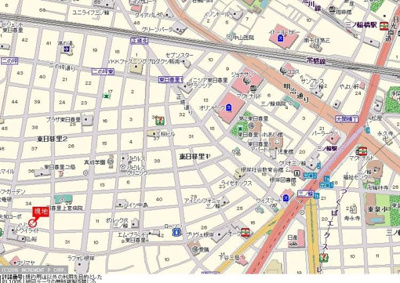 【地図】 | マリオン鶯谷第２