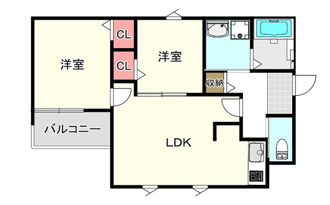 【間取り】 | 仲介手数料０円！HPに初期費用掲載！「プライスホーム」で検索！グランリオ百年橋