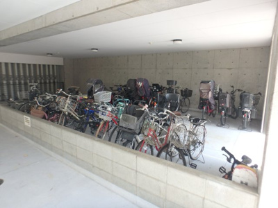 【その他共用部分】 | ベルパレス高木 | 駐輪場です