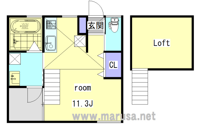 La villeの間取り|Ⅱ棟間取り