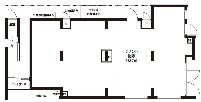 レピュア東大島の間取り