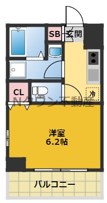 【間取り】 | エステムコート名古屋泉プラチナムゲート | 間取りです。
