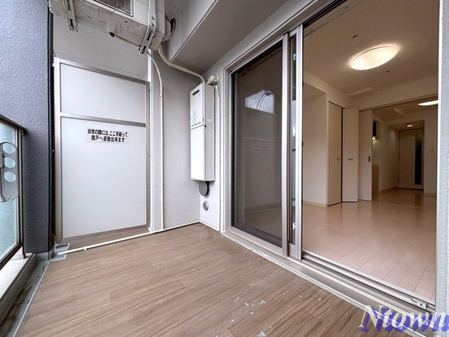 【バルコニー】 | エステムプラザ名古屋駅前プライムタワー | 外からの目が気にならないバルコニーで洗濯物が干せます