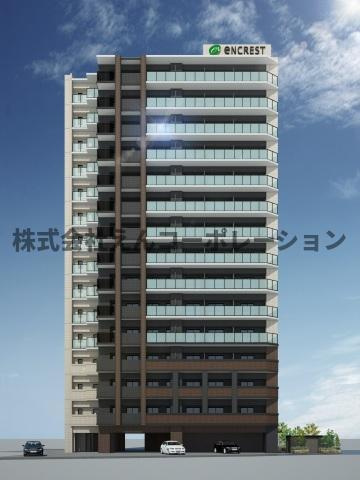 【外観パース】 | エンクレスト天神TERRACE