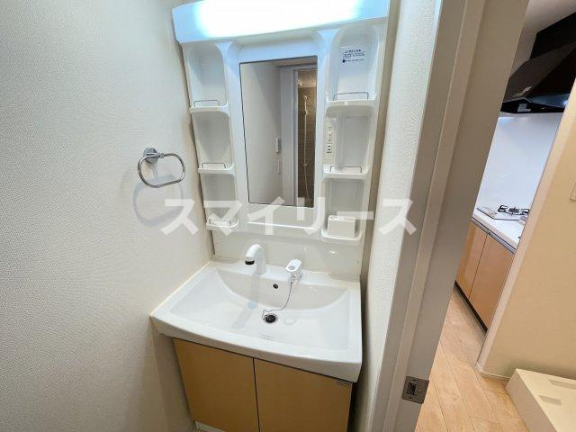 ラフィネ柏の洗面所