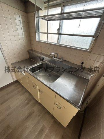 仲介手数料０円！コーポひら野のキッチン