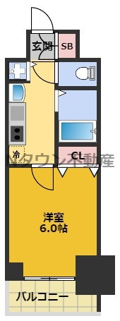 【間取り】 | プレサンス名古屋STATIONアブソリュート | 間取りです。