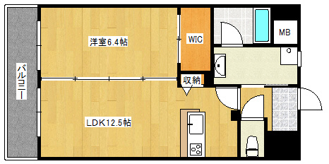 フェリス久留米シティの間取り