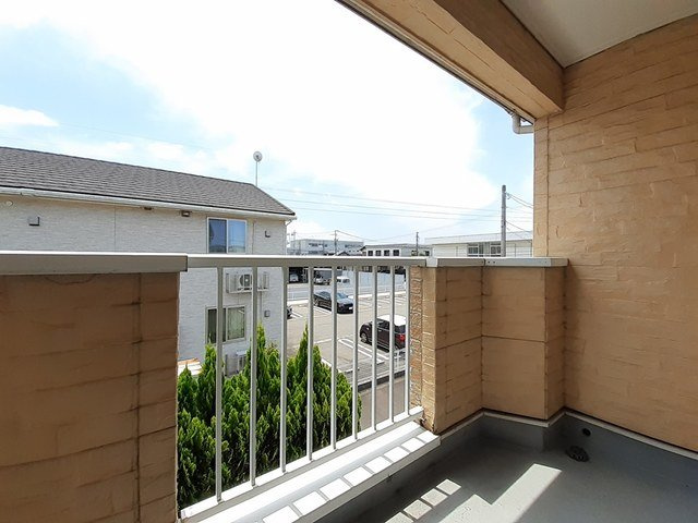 エスペランス・Ｋのバルコニー|お洗濯にも便利なバルコニー付き