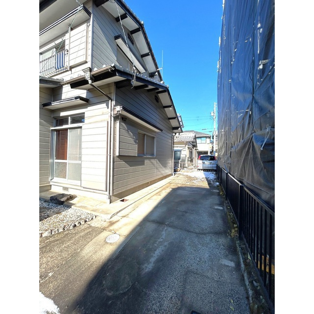 本巣市上真桑の一戸建ての駐車場
