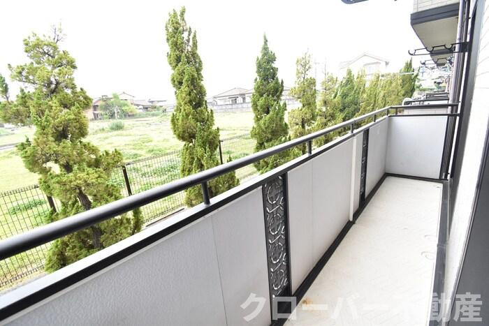 やすらぎの家 B棟のバルコニー|バルコニー