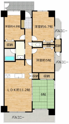 【間取り】の画像