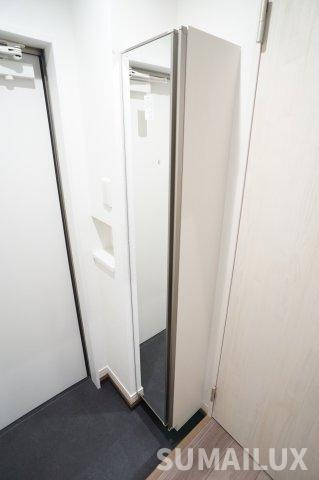 熊本市北区弓削５丁目のアパートの玄関
