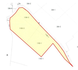 【土地図】 | 桜川市長方544.19坪売地