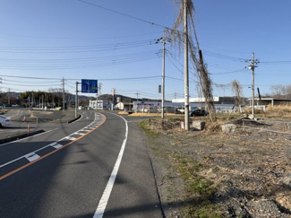 【前面道路含む現地写真】 | 桜川市長方544.19坪売地