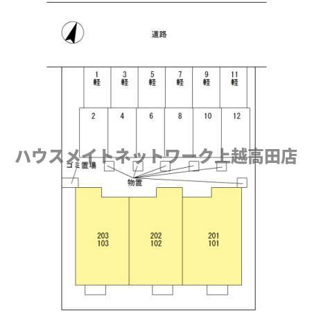 ＫＤ-Ⅰの区画図|配置図