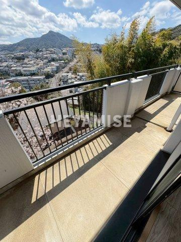 コート山椿のバルコニー