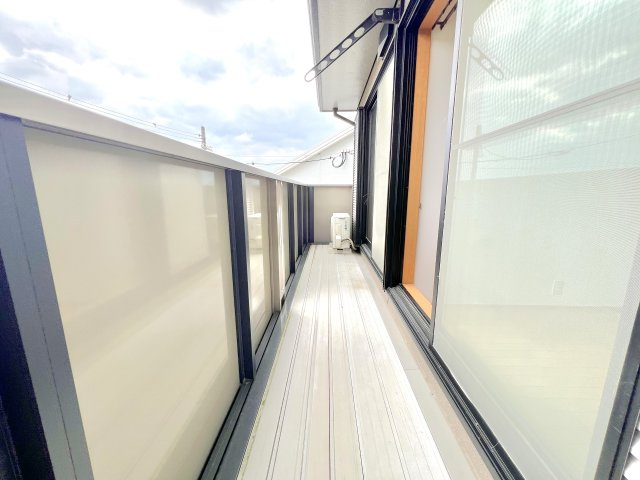 ハイムフローラのバルコニー