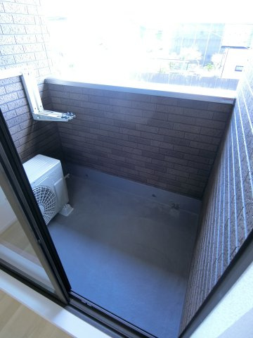 ヒカルサ米子Ⅰのバルコニー