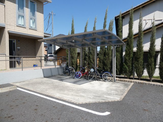 プラザセレステAのその他共用部分|自転車置場
