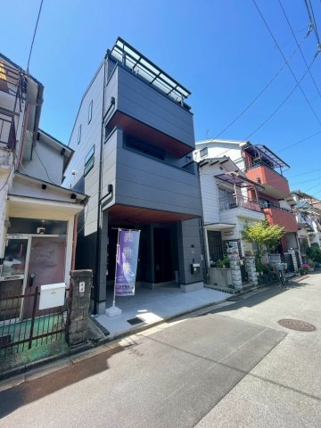 大阪府東大阪市松原2丁目の前面道路含む現地写真