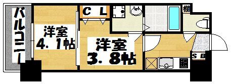 【間取り】 | グランフォーレ桜坂ステーションプラザ　★プライスホームなら仲介手数料が割引価格です★