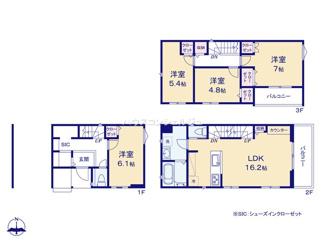 【間取り】 | 名古屋市南区汐田町7-16【仲介手数料無料】新築一戸建て