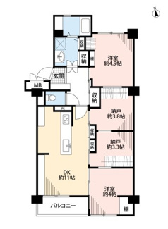 【間取り】 | メゾン茨木主原1号棟