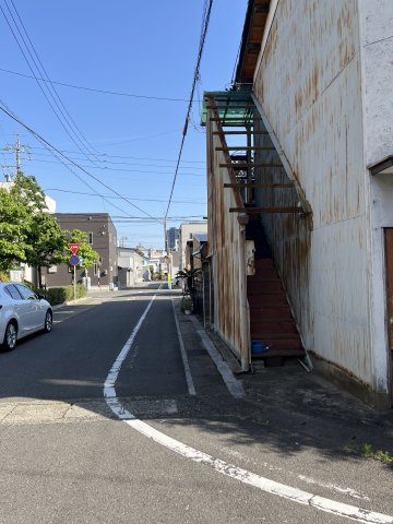 土地　北野町の前面道路含む現地写真|東側道路　北から
