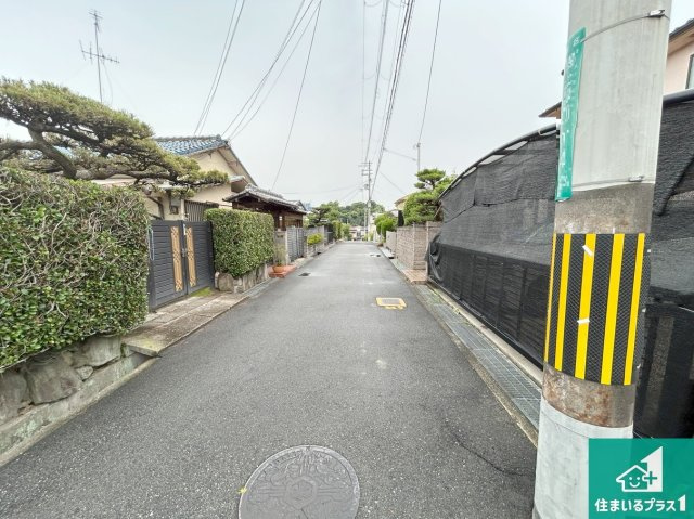 堺市西区堀上緑町　第2期　新築一戸建ての前面道路含む現地写真|周辺は落ち着いた街並みの住宅地！子育てがしやすい住環境です！まだ未完成ですが、現地でしかわからない事もございます。是非一度ご覧ください。