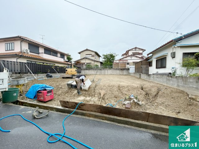 堺市西区堀上緑町　第2期　新築一戸建ての外観|現在の進捗状況です！順調に作業進行中、完成が待ち遠しいです！詳細の間取り等、お気軽にお問い合わせください！