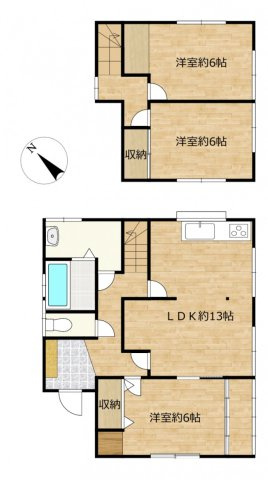 【間取り】の画像