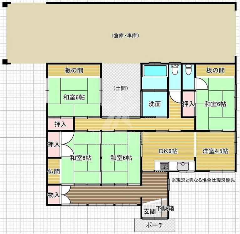 都城市高崎町縄瀬の中古一戸建の間取り