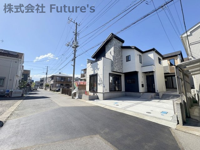 流山市南流山7丁目　新築戸建　全2棟　2号棟の前面道路含む現地写真|前面道路含む現地写真です。