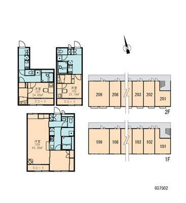 【区画図】 | レオパレス稲荷前 | 画像3