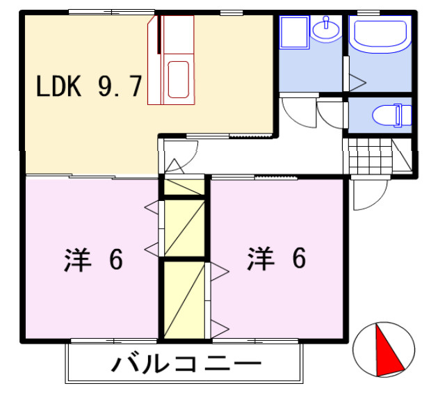 フラワービレッジ茉琴の間取り