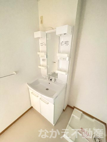 【洗面所】 | スペースが確保できる洗面所です