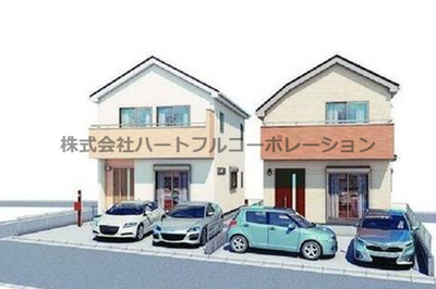 【外観パース】 | 神戸市須磨区神の谷2丁目　新築戸建1号棟　仲介手数料無料！ | 須磨区神の谷2　新築1号棟　仲介手数料無料！