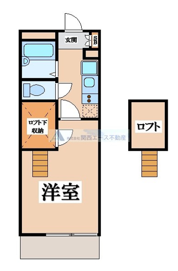 【間取り】 | レオパレスLACASAⅡ