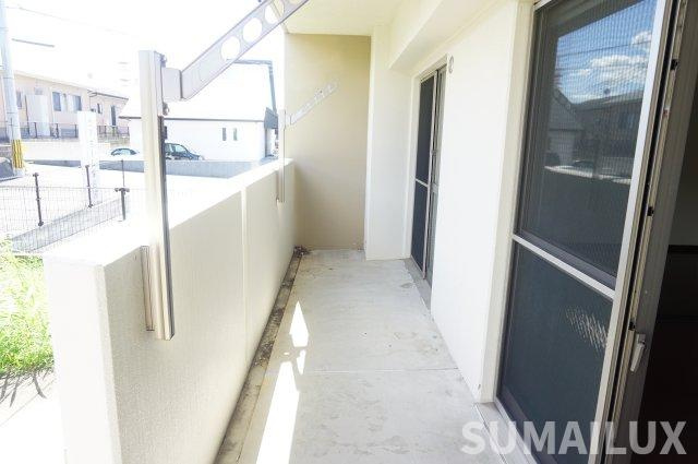 クオリア保田窪のバルコニー