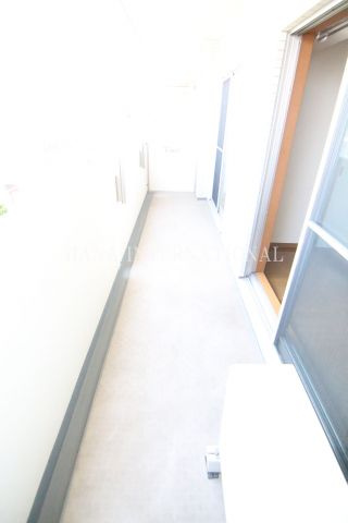 アウラ１０のバルコニー