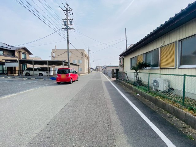 売土地　羽島市福寿町間島6丁目　108.59坪の前面道路含む現地写真