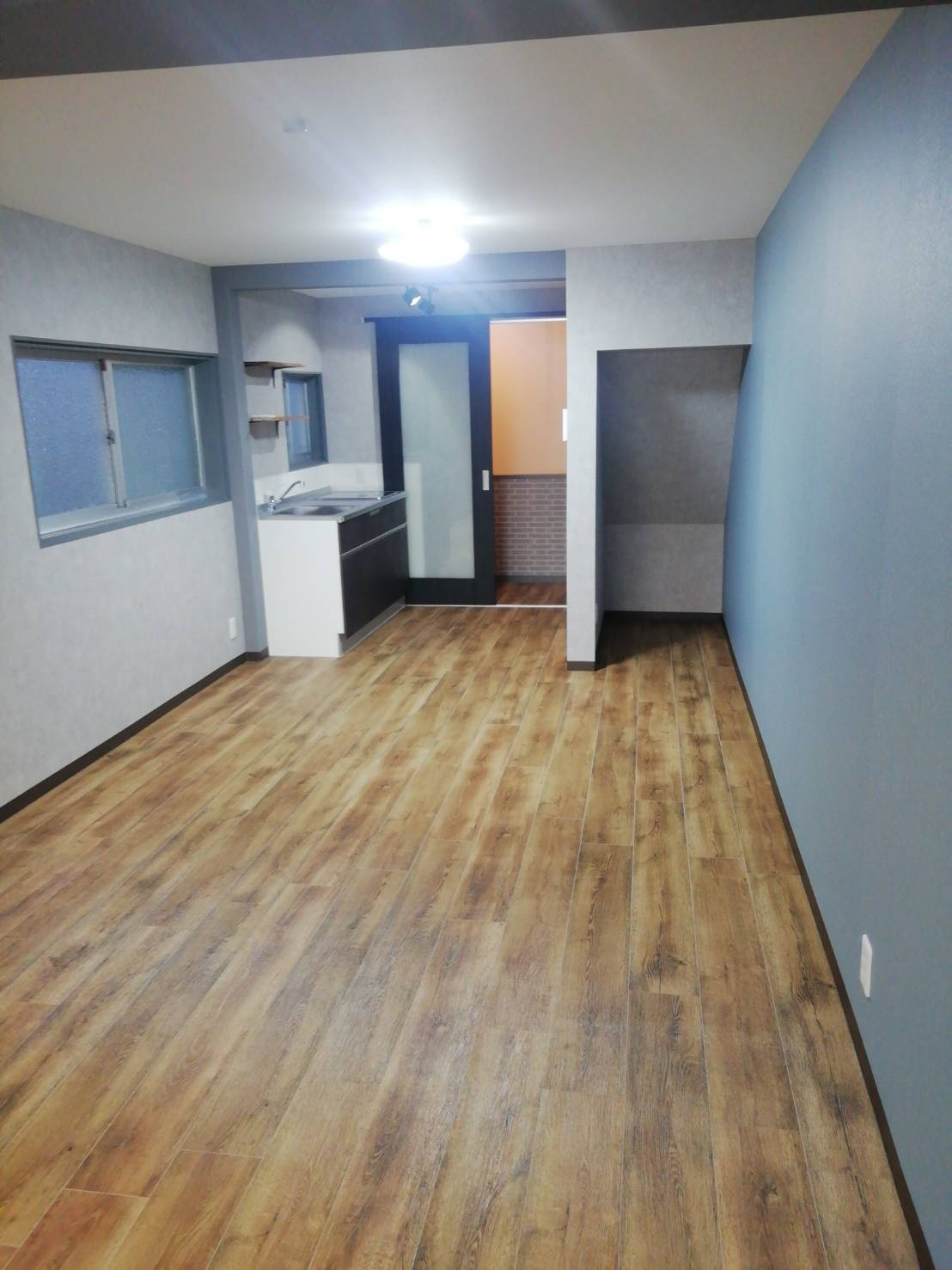 天王寺国分町の居間・リビング