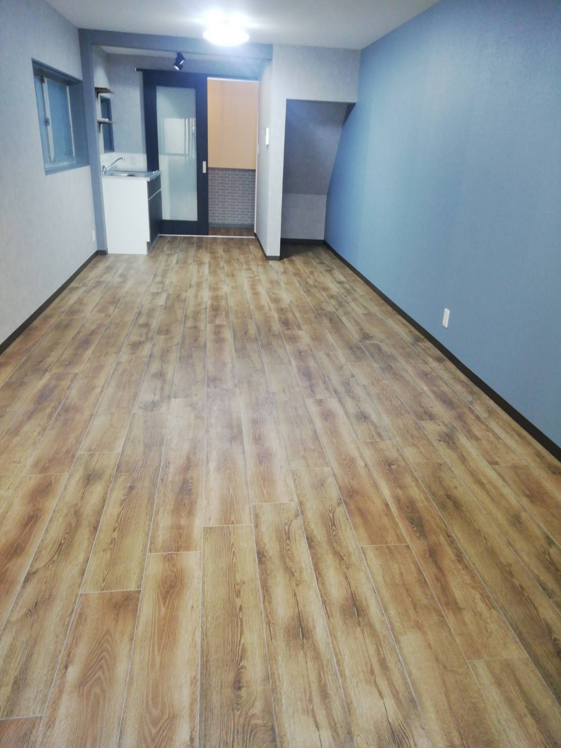 天王寺国分町の居間・リビング